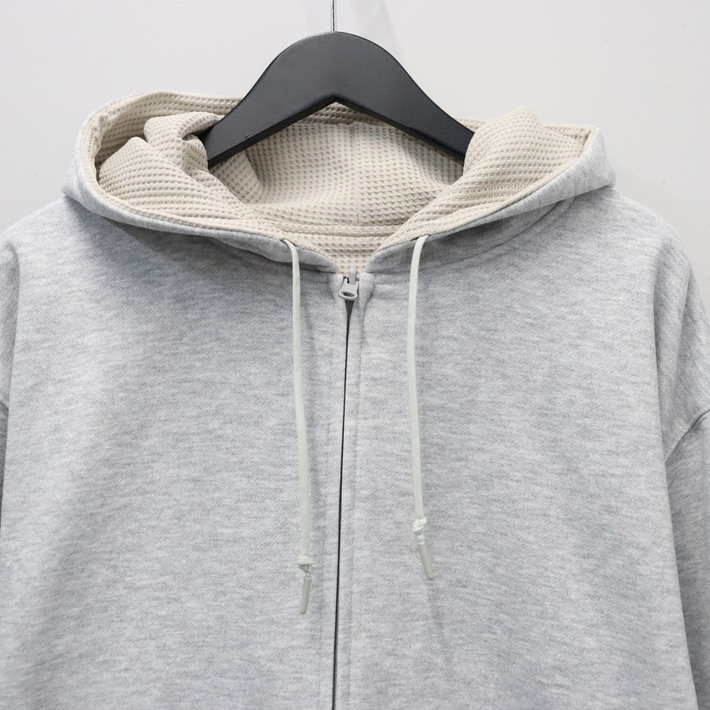 TECH SWEAT DOUBLE FACE PARKA #HEATHER GRAY [BE-54026W]
