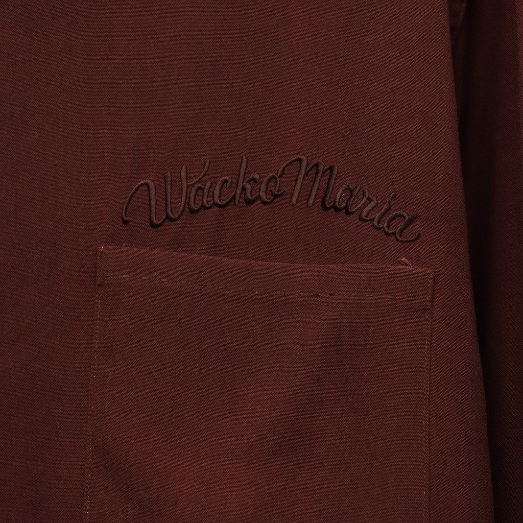50'S SHIRT L/S ( TYPE-2 ) #BURGUNDY [26SSE-WMS-OC02]