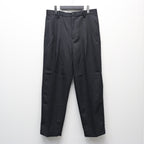 DOUBLE PLEATED CHINO TROUSERS ( TYPE-2 ) #CHARCOAL [25FW-WMP-PT02]