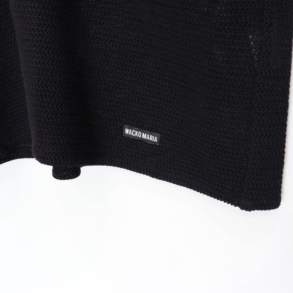KNIT SHIRT #BLACK [25SS-WMK-KN24]