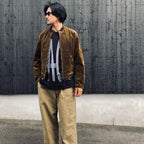 Racing Jacket (VELVET DENIM) #MOSS [M-P4-LO2]