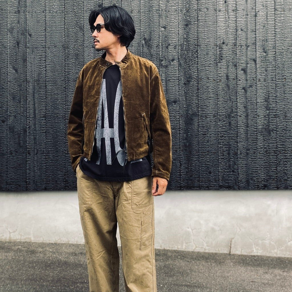 Racing Jacket (VELVET DENIM) #MOSS [M-P4-LO2]