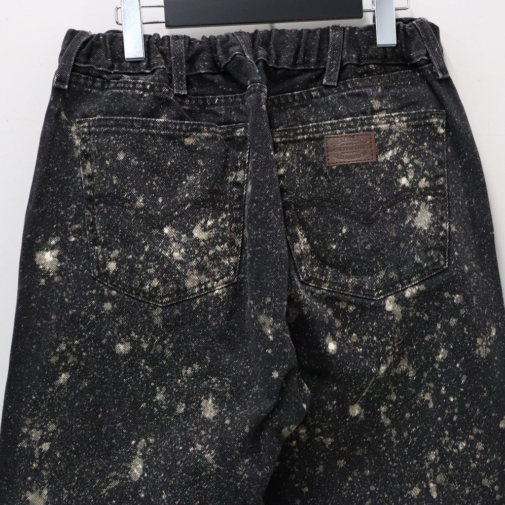 GALAXY DENIM PANTS #BLACK [RP0916303]