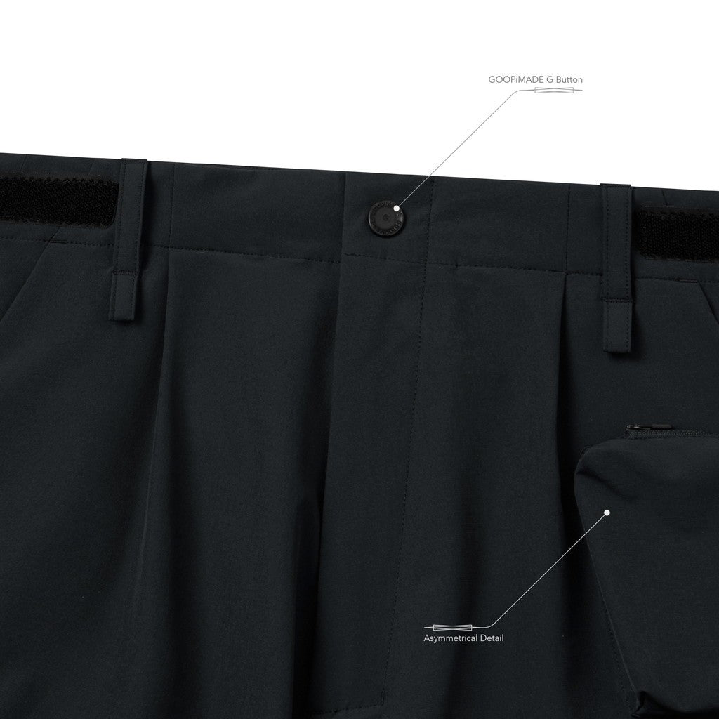 「P-M2」概念實用工裝短褲 #SHADOW [GOOPI-25SS-APR-03]