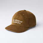Leather Strap Corduroy Cap #Brown [SD26F-CP05]