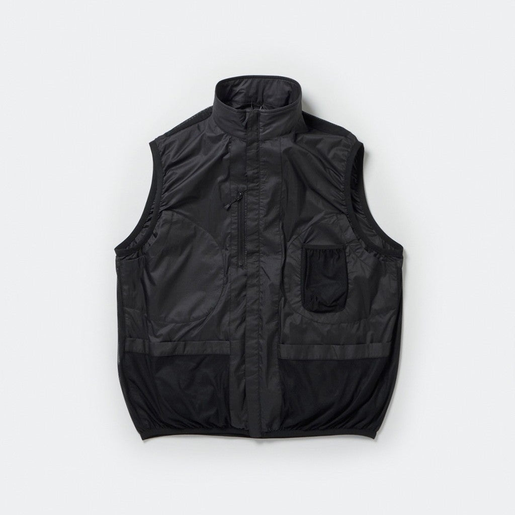 TECH REVERSIBLE WIND SHIELD VEST #BLACK [BJ-23024]