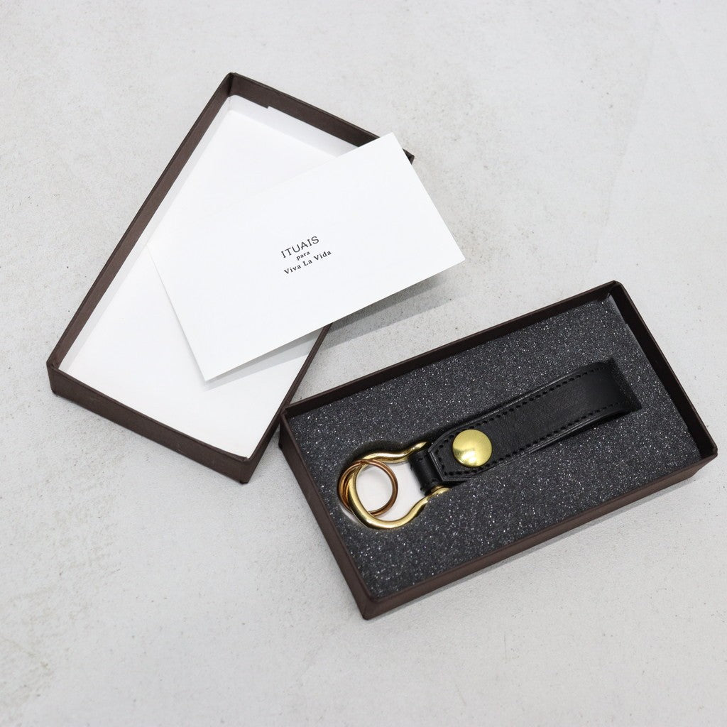 ITUAIS Diferente | CAVALLO Key Ring (GUIDI Horse Butt) #Black [26SS-ITU-04]