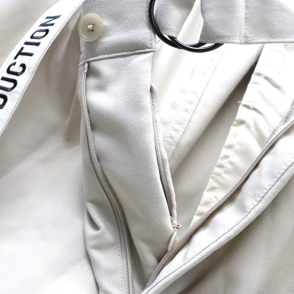 TRO BAGGY SLACKS #Greige [SU26-B09]