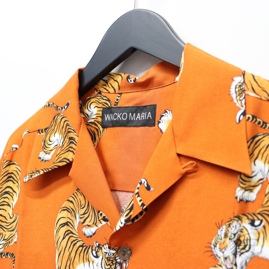 TIM LEHI | HAWAIIAN SHIRT S/S ( TYPE-3 ) #ORANGE [26SSE-WMS-HI04]