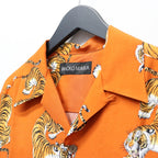 TIM LEHI | HAWAIIAN SHIRT S/S ( TYPE-3 ) #ORANGE [26SSE-WMS-HI04]