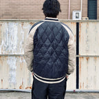 REVERSIBLE 「SKAJAN」 DOWN JACKET #BK×SILVER BGE [TAION-JK04JS]