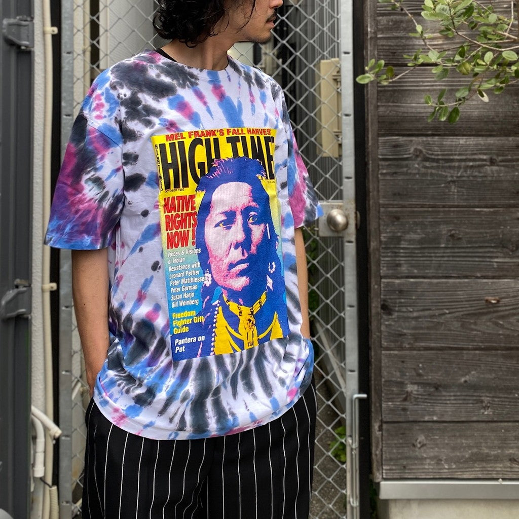 HIGHTIMES | 紮染圓領 T 卹 - 型號 3- #ONE [HIGHTIMES-WM-TD04-B]