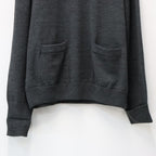 TECH KNIT CREW L/S Brewed Protein #CHARCOAL [BE-70026W]