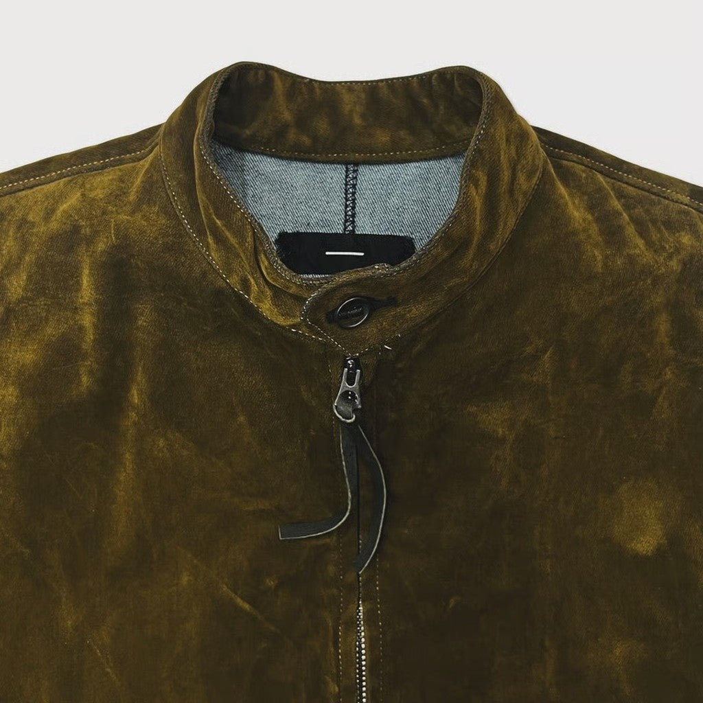 Racing Jacket (VELVET DENIM) #MOSS [M-P4-LO2]