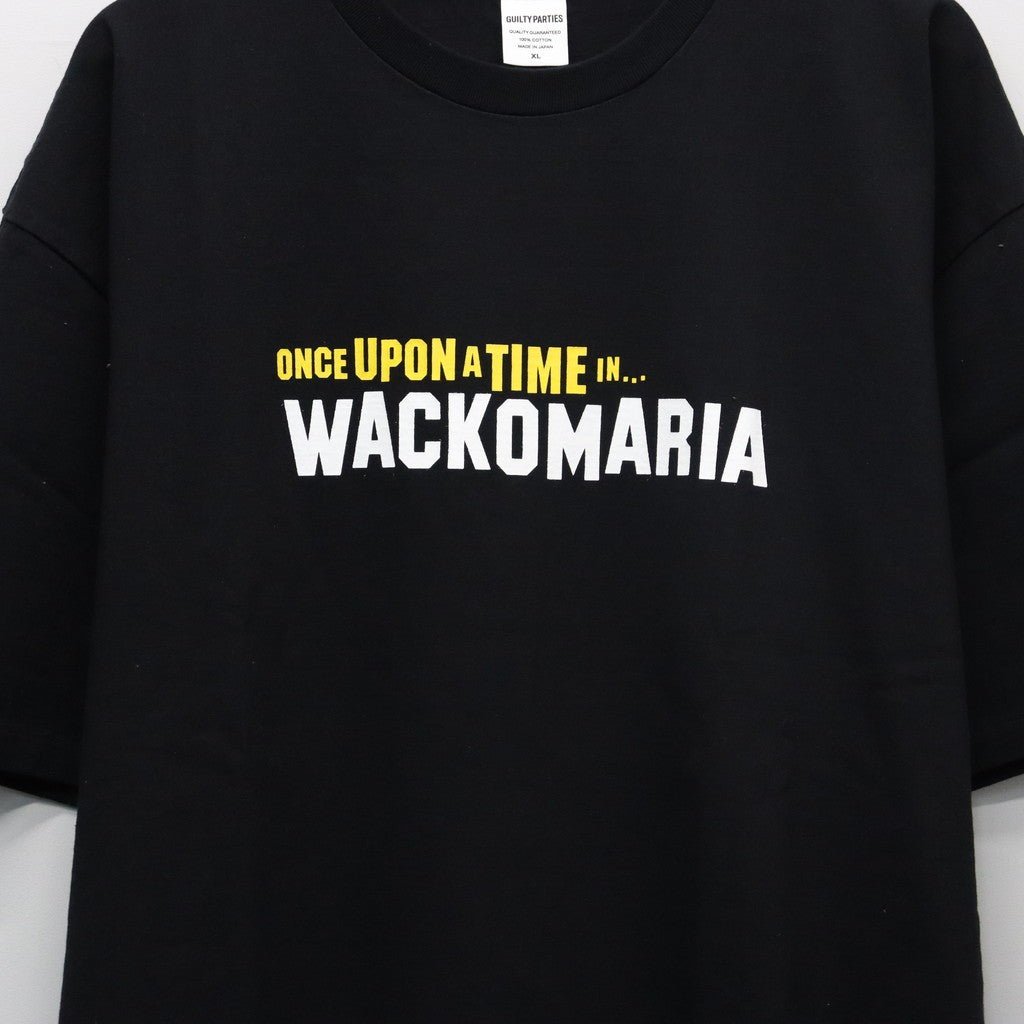 WASHED HEAVY WEIGHT CREW NECK T-SHIRT ( TYPE-5 ) #BLACK [26SS-WMT
