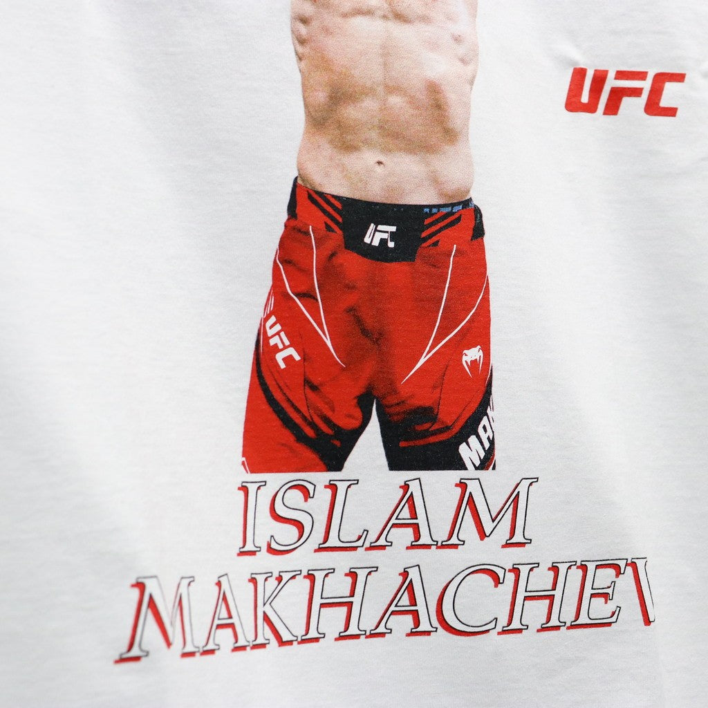 UFC | WASHED HEAVY WEIGHT CREW NECK T-SHIRT ( TYPE-1 ) #WHITE [UFC