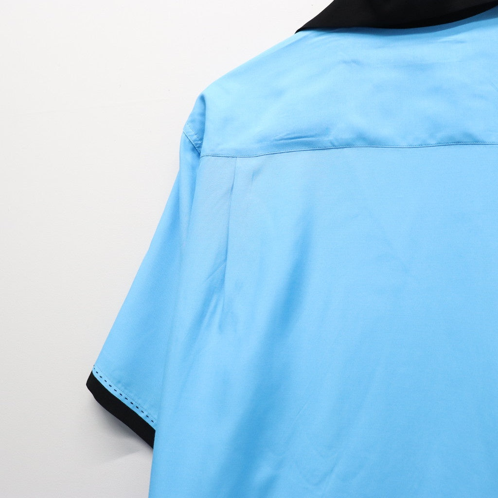 SWITCHING SHIRT S/S ( TYPE-2 ) #BLUE [26SS-WMS-OC08]