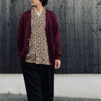 MOHAIR CARDIGAN #BURGUNDY [26FW-WMK-KN09]