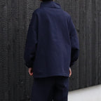 PUNCH HALF ZIP SWEAT #Navy [26SS-SW05]