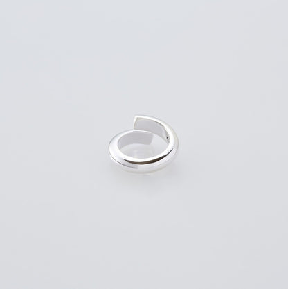 Semicircle Ring -Wide- #SILVER [XOR090]