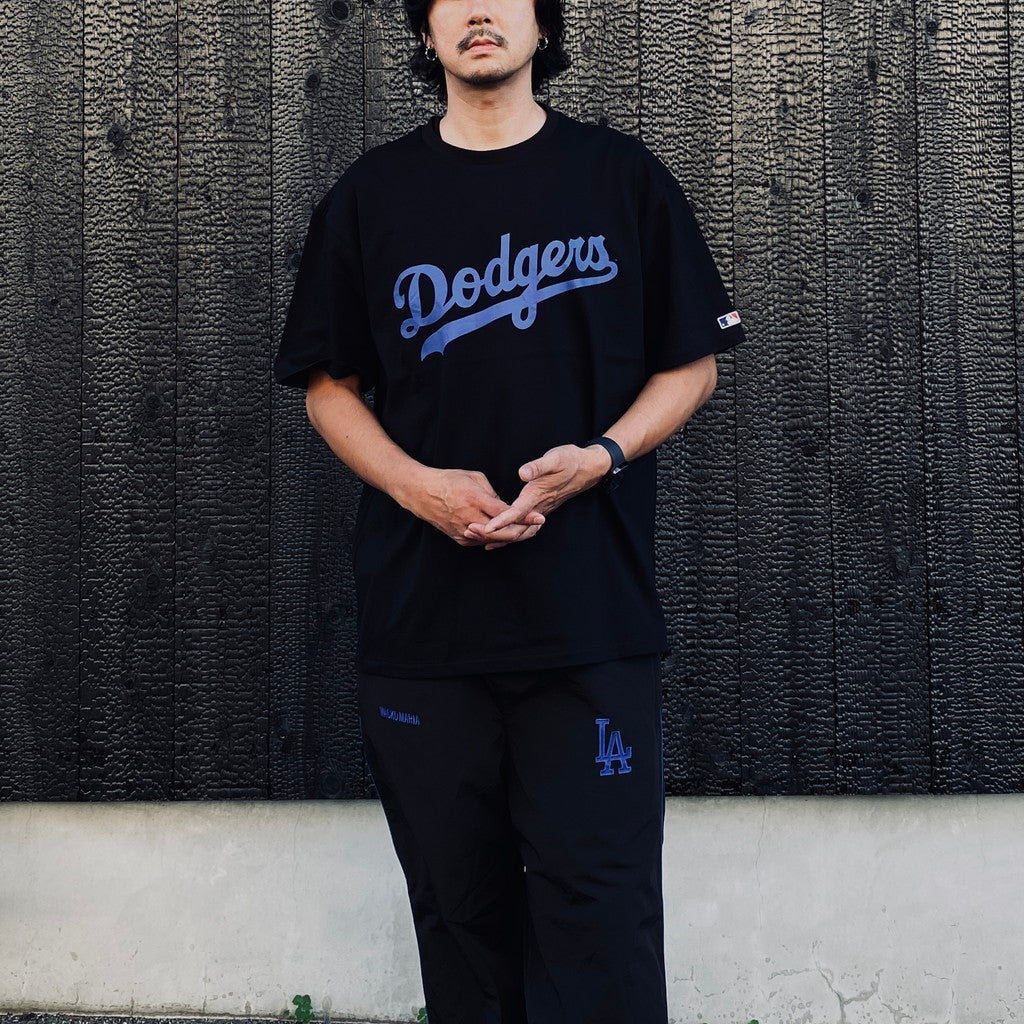 MLB | LA | CREW NECK T-SHIRT ( TYPE-2 ) #BLACK [MLB-WM-TEE02]
