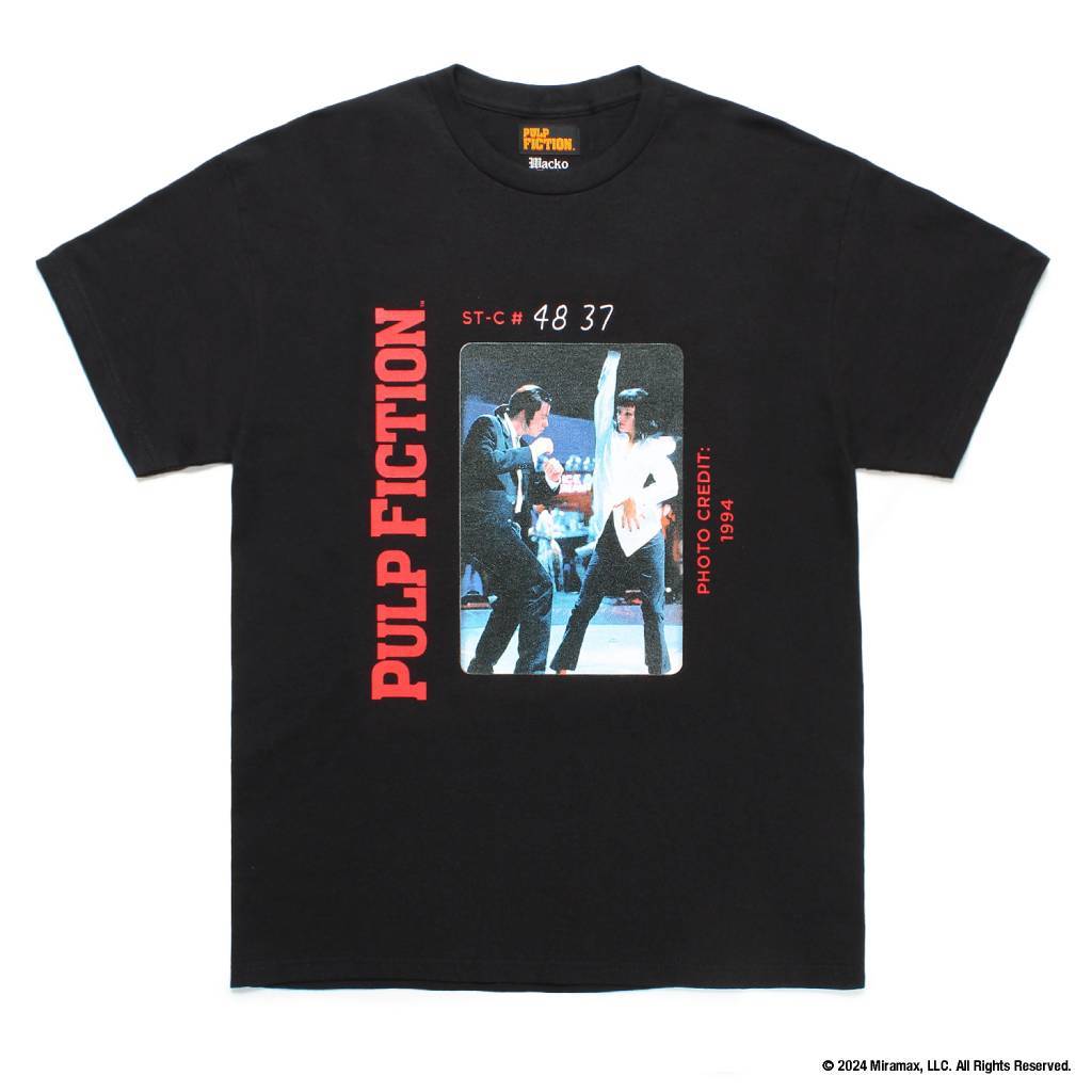 PULP FICTION | CREW NECK T-SHIRT ( TYPE-3 ) #BLACK [PF-WM-TEE05]