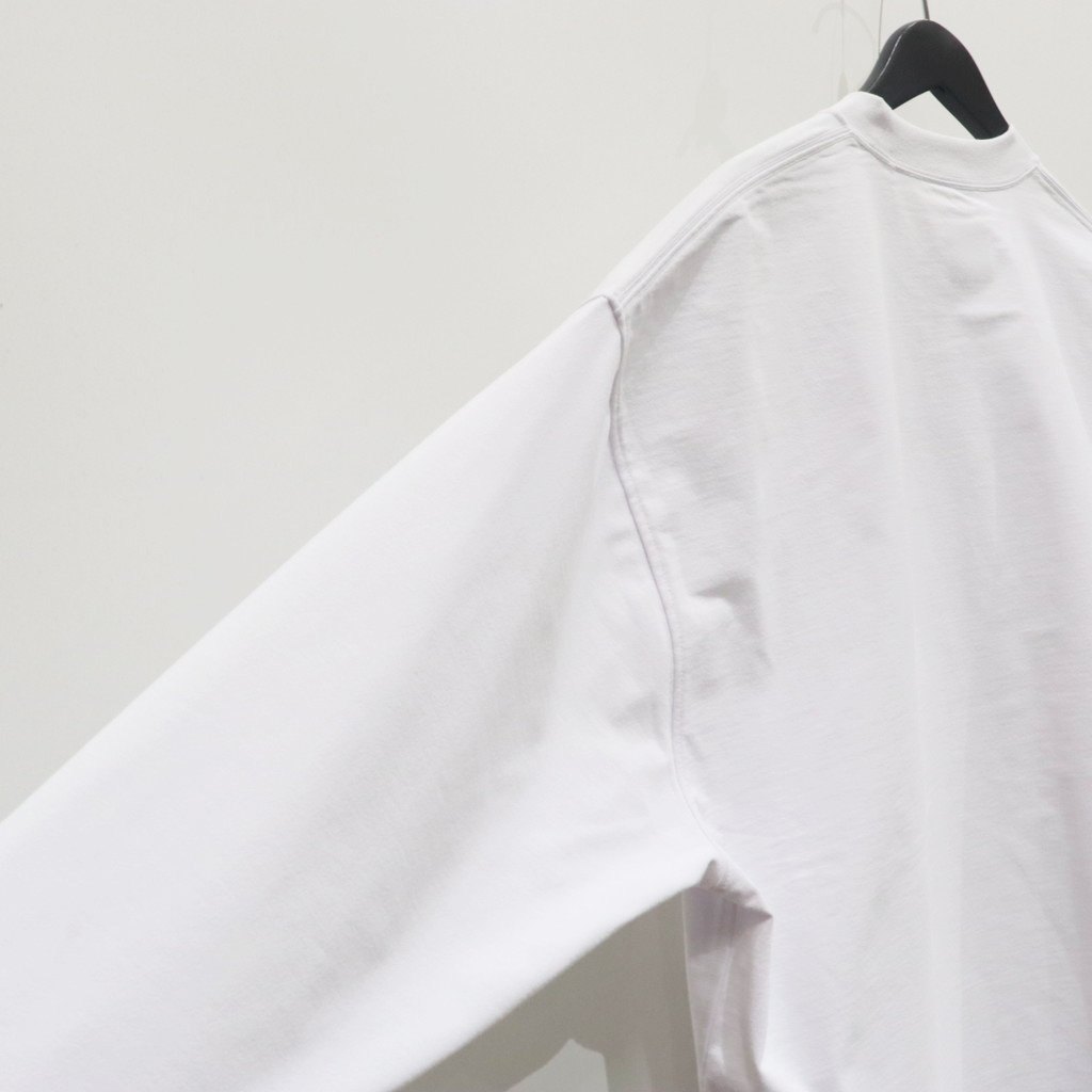 科技抽繩長袖T卹 #白色 [BE-40025]