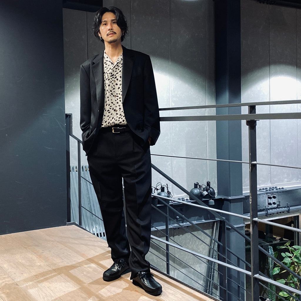SINGLE BREASTED JACKET -TYPE 1- #BLACK [23FW-WMO-SU01]