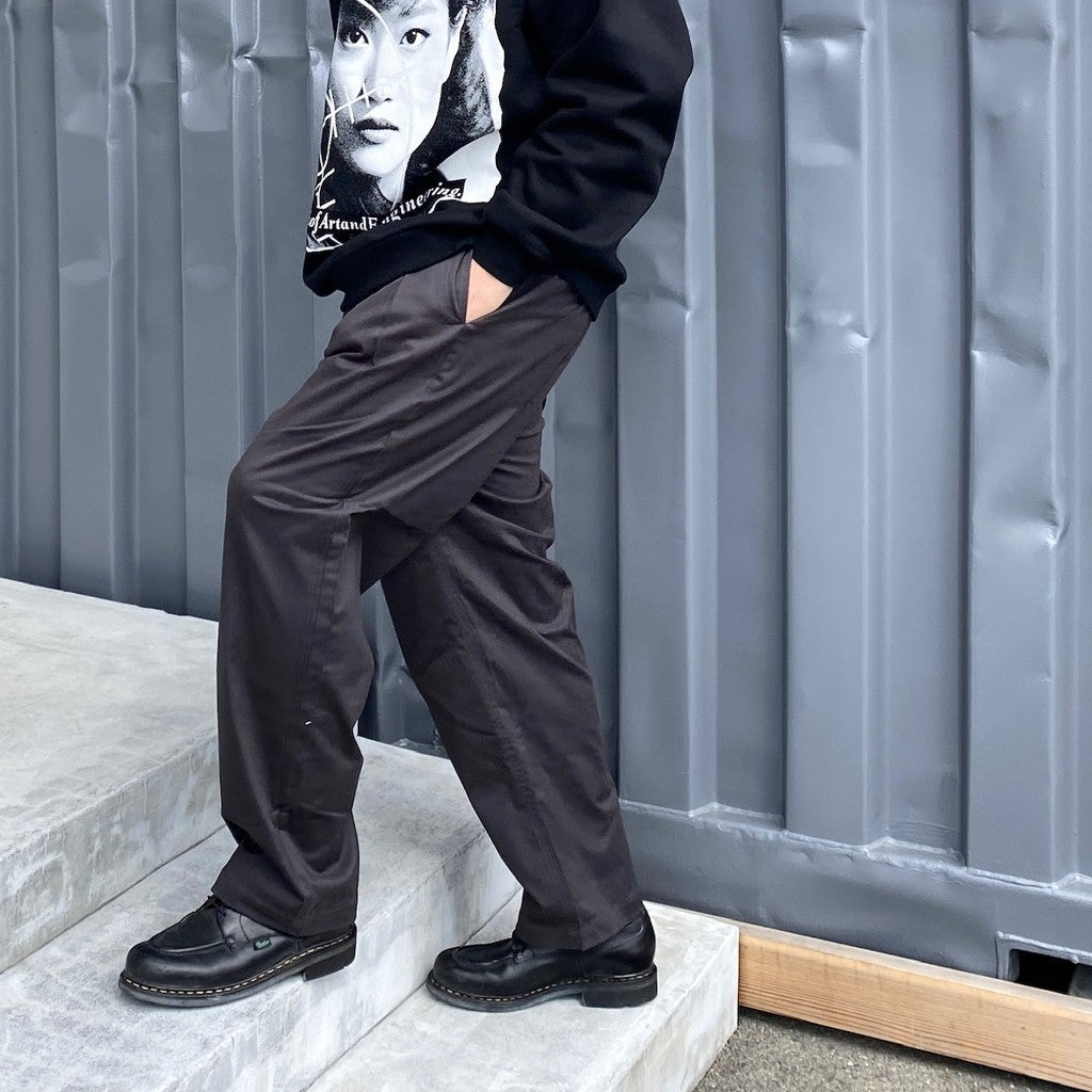 TWILL BOHEMIAN PANTS #CHARCOAL [24SS-B06]