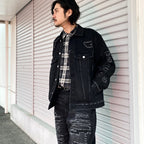 BORO TRACKER JACKET #BLACK [24SS-FS-04 / FS1411]