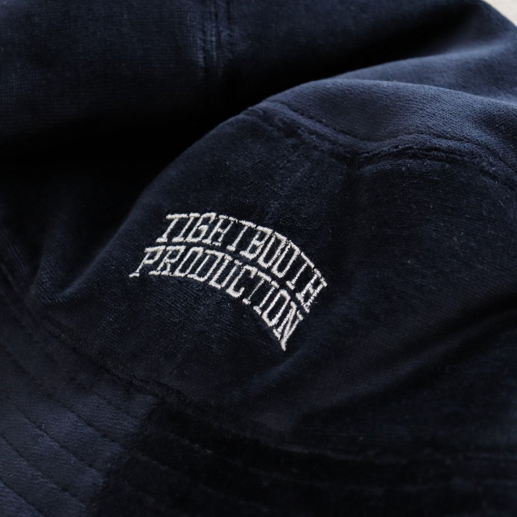 VELOUR BUCKET HAT #BLACK [FW24-H04]