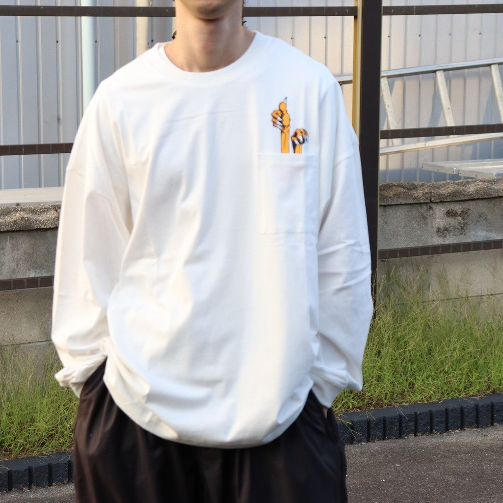 DEADKEBAB LS T-SHIRT #White [FW25-T02]