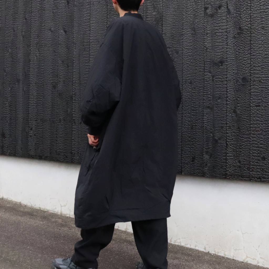 GARMENT DYE DOWN MA-1 LONG COAT 2.0 #BLACK [FST09262U0002]