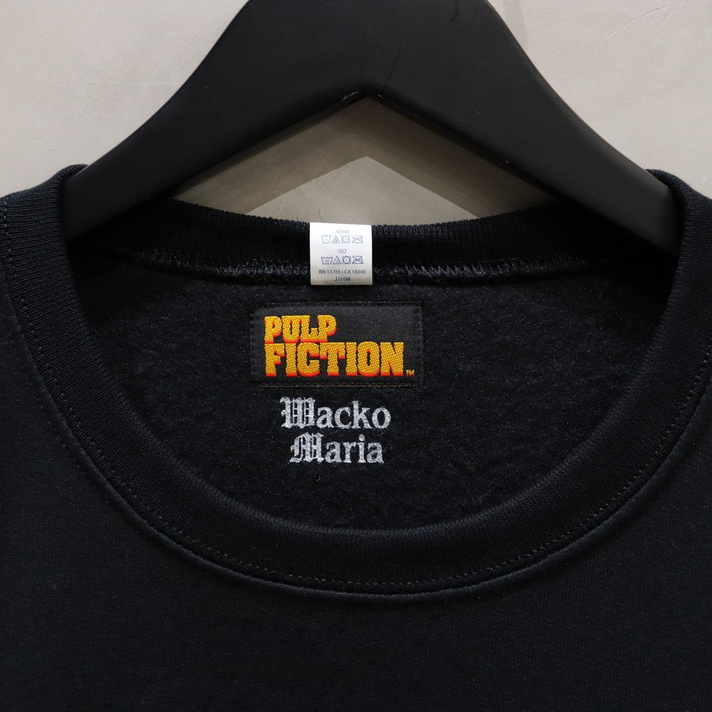 PULP FICTION | CREW NECK SWEAT SHIRT ( TYPE-4 ) #BLACK [PF-WM-SS07]