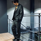 PLEATED TROUSERS -TYPE 2- #D-KHAKI [23FW-WMP-TR11]