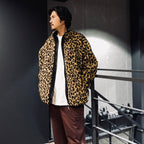 REVERSIBLE LEOPARD BOA JACKET #BEIGE [23FW-WMO-OD06]