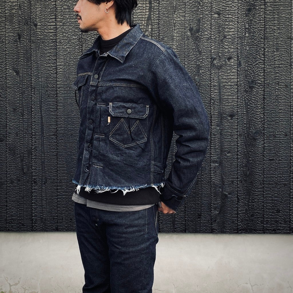 Deconstructed Denim Tracker(KOJIMA) #INDIGO [M-P3-LO5]
