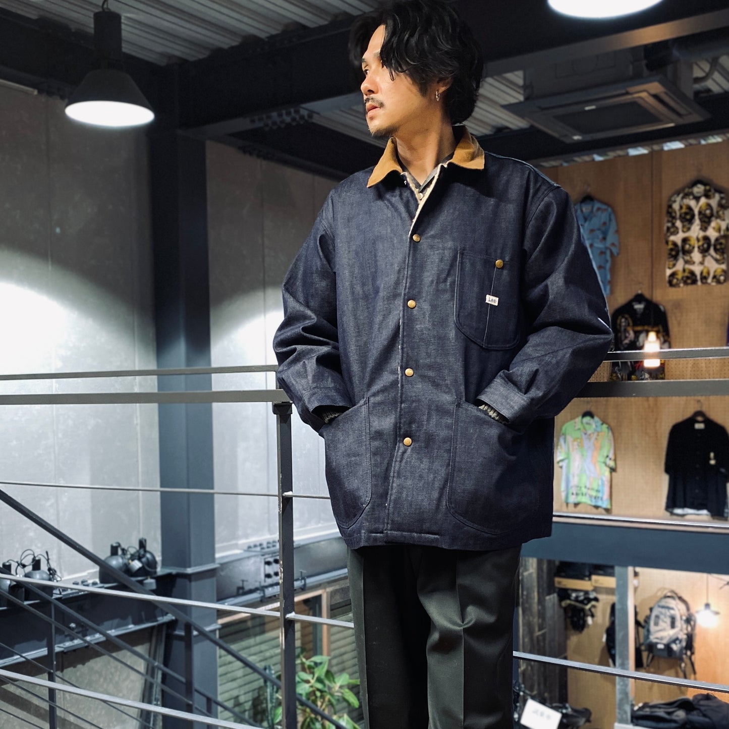 Lee | COVERALL #INDIGO [23FW-WMO-LE01]