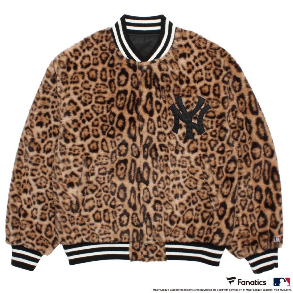 MLB | NY | REVERSIBLE VARSITY JACKET ( TYPE-1 ) #BLACK-BEIGE [MLB-WM-BL01]