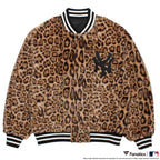 MLB | NY | REVERSIBLE VARSITY JACKET ( TYPE-1 ) #BLACK-BEIGE [MLB-WM-BL01]