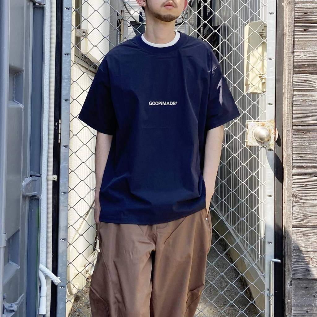 「DE-G」 It’s GOOPiMADE Logo Tee #Navy [GOOPI-26SS-APR-02]
