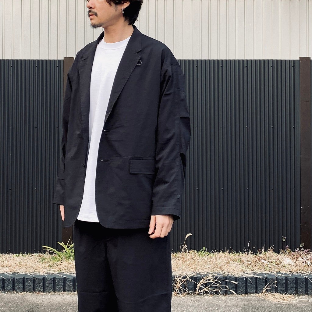 TECH LOOSE 2B JACKET #BLACK [BJ-50026] - cocorozashi 三重県四日市