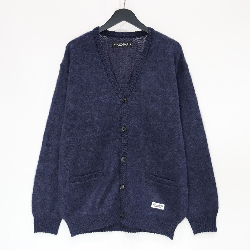 M白【WACKOMARIA】MOHAIR CARDIGAN／新品タグ付／送料込 WACKO MARIA モヘアカーディガン白 サイズM ワコマリア