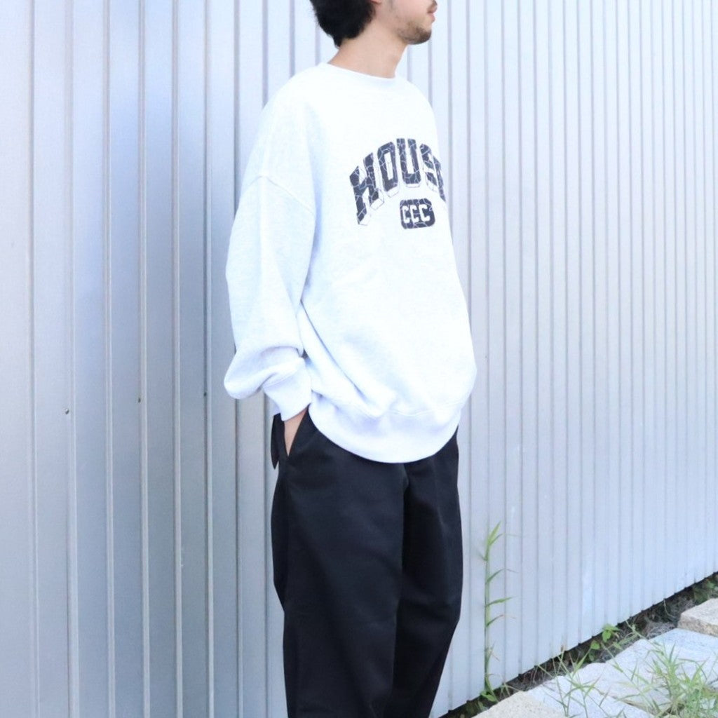 IS-NESS | SWEATSHIRT_HOUSE #ASH GRAY [CCC-263C007]