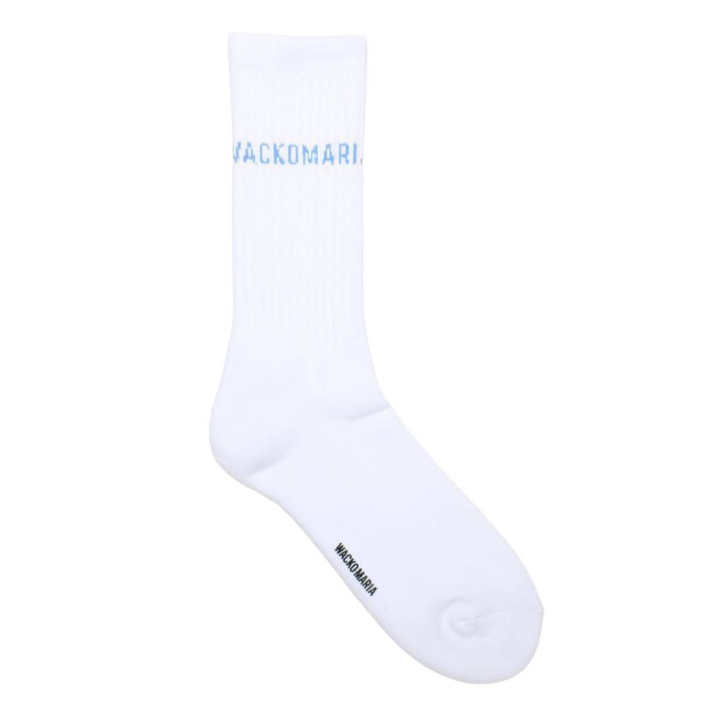 SKATER SOCKS ( TYPE-3 ) #WHITE-BLUE [26SS-WMA-SO03]