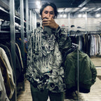 TIM LEHI | HAWAIIAN SHIRT L/S -TYPE 1- #OLIVE [23FW-WMS-HI01]