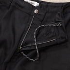 斜紋波西米亞風長褲 #黑色 [24FW-B06]