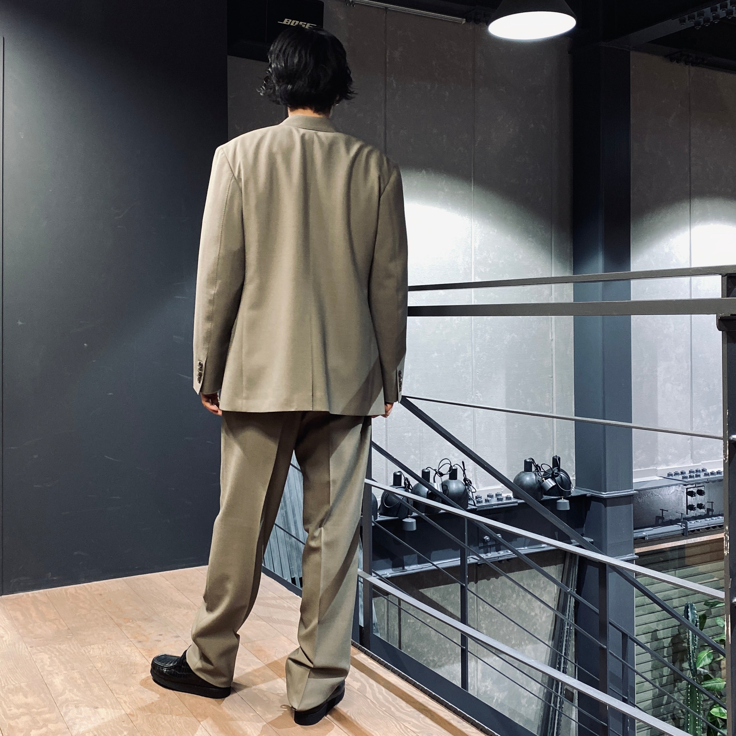 PLEATED TROUSERS -TYPE 2- #GRAY [23FW-WMP-TR05]