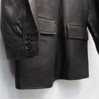 皮革外套（TYPE-2）#黑色 [25FW-WMO-CO04]