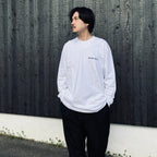WASHED HEAVY WEIGHT CREW NECK LONG SLEEVE T-SHIRT ( TYPE-3 ) #WHITE [26SS-WMT-LT05]